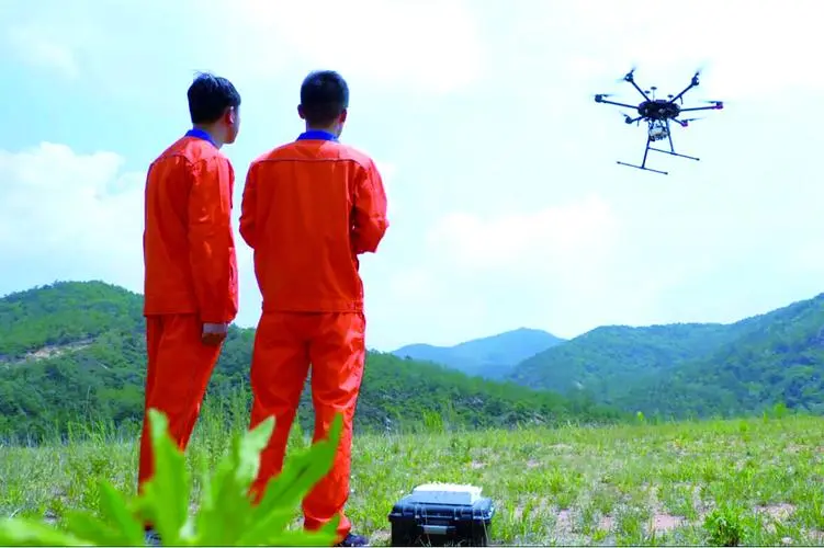 赵西垸林场无人机倾斜摄影巡检拍摄